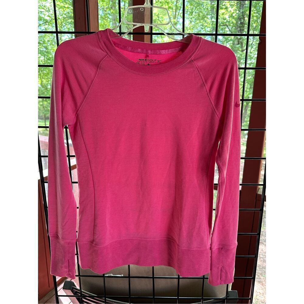 Women's Nike Golf Pink Athletic Sweatshirt Size Small